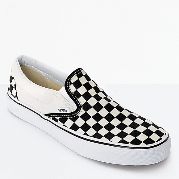 zappos checkered vans